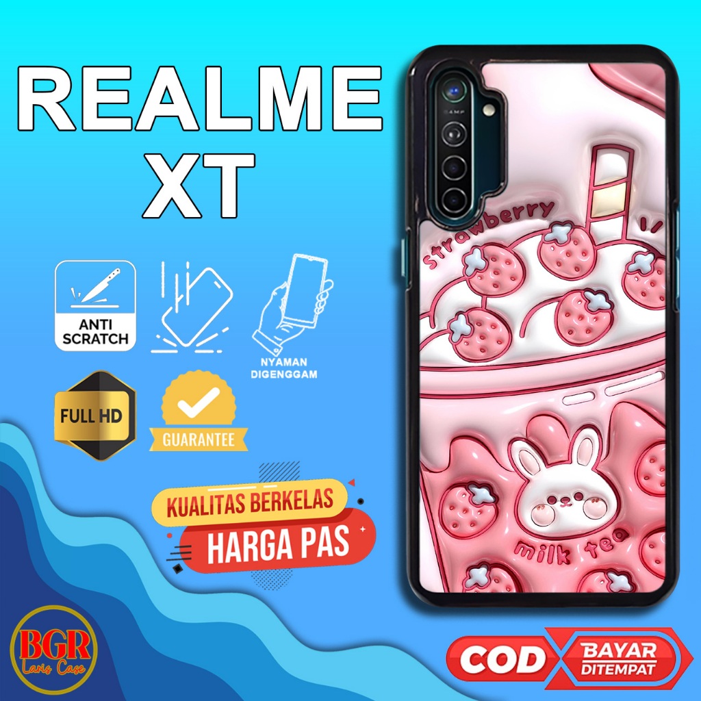 Case Realme XT Terbaru [Cute Lucu] Hardcase Softcase Premium Glossy Bgrlariscase Casing Realme XT