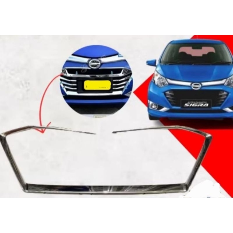 LIST GRILL DAIHATSU SIGRA CHROME