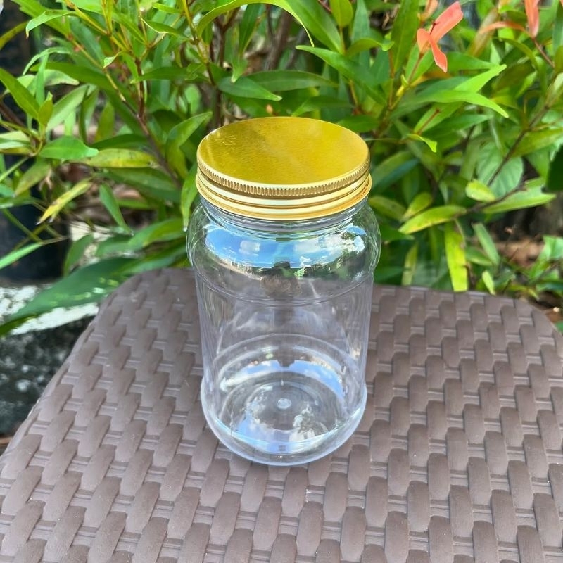 Toples 500ml Tutup Gold Alumunium