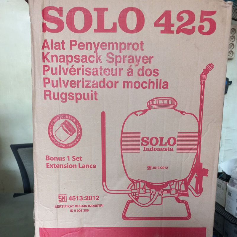 SPRAYER SOLO 425  @16 LTR/KNAPSACK/KEP