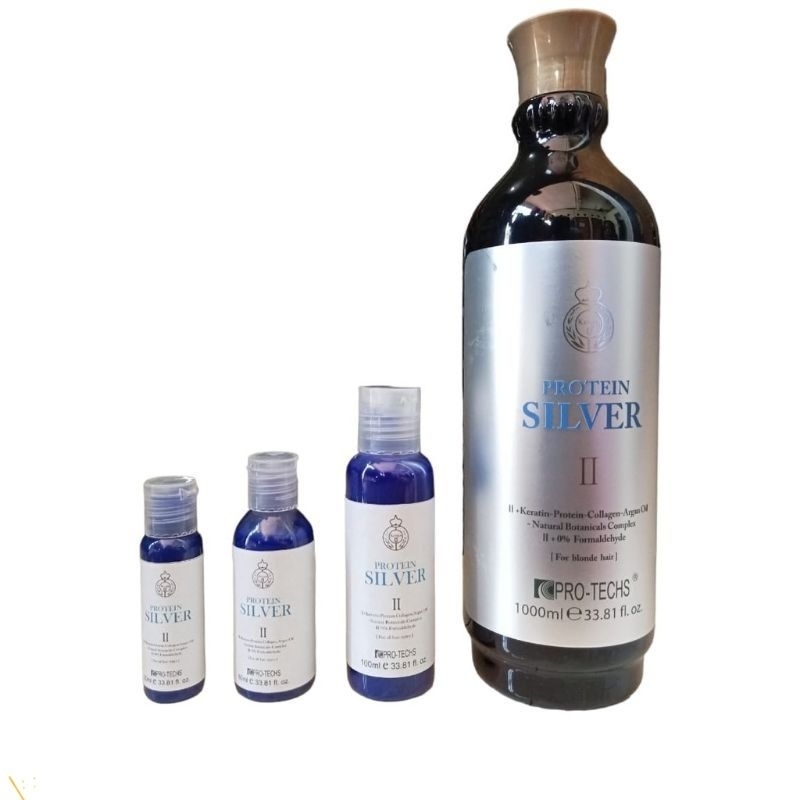 KERATIN SILVER 100ML Pelurus Rambut Treatment Smoothing Silver Keratin