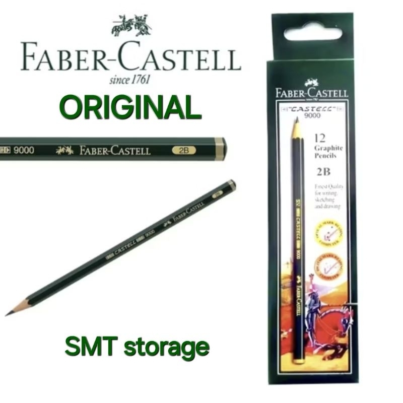 

PENSIL 2B FABER-CASTELL #ORIGINAL [1 Lusin/ 12 pcs]