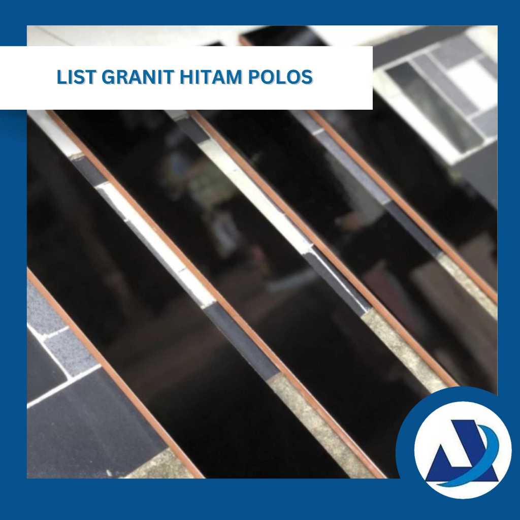 List Granit Hitam Polos