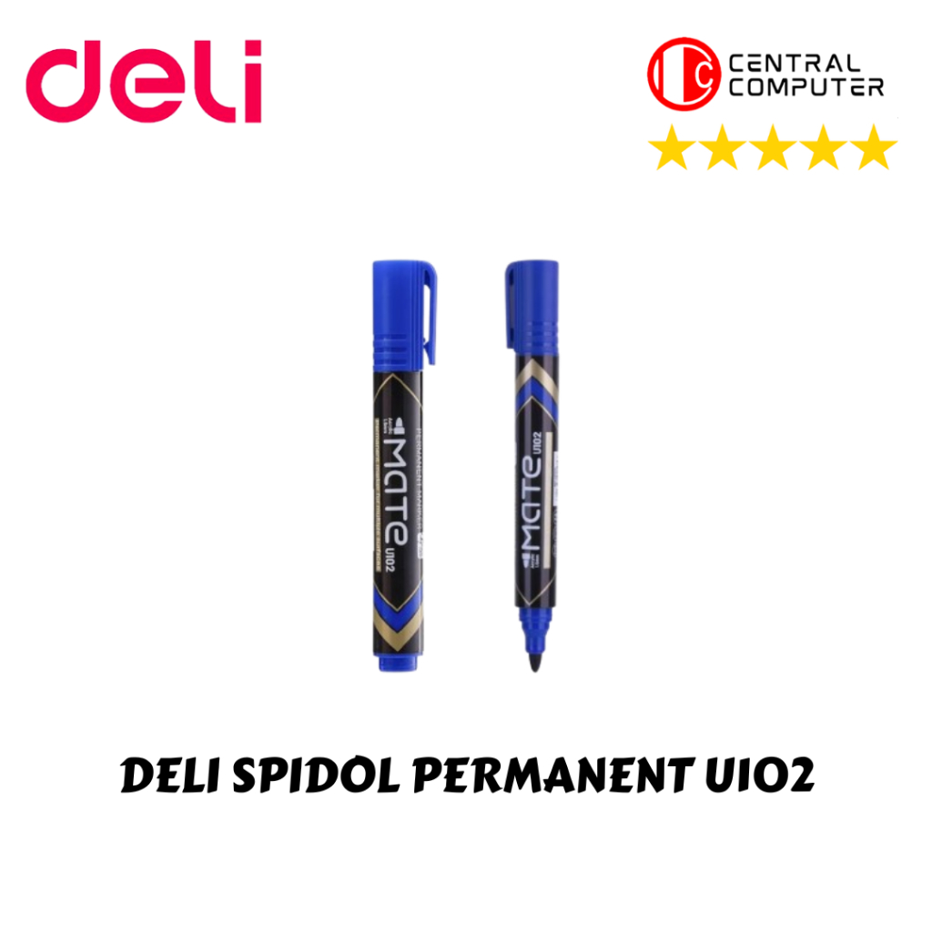 

DELI SPIDOL U-104 PERMANENT 2-TIP 0.5 MM & 1.0 MM / SPIDOL MARKER PERMANENT