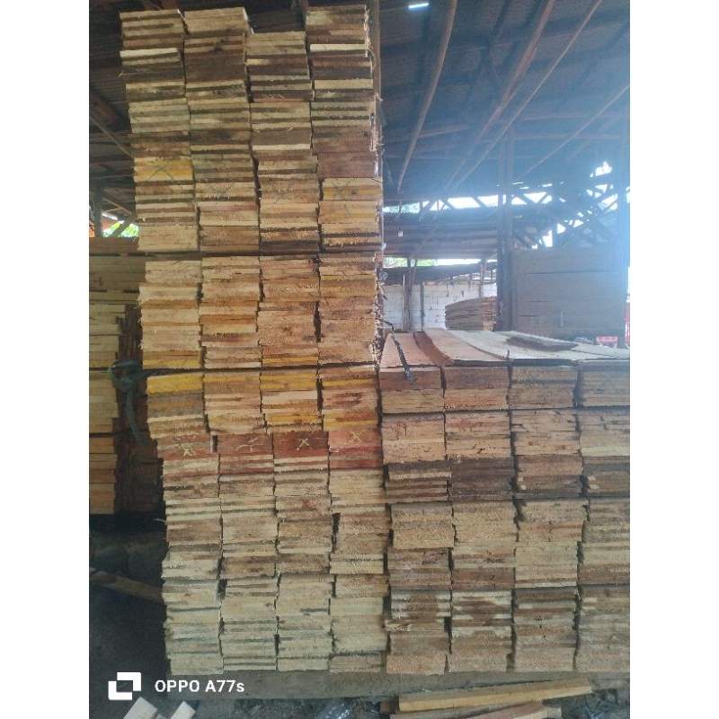 kayu papan cor Afrika Albasia ukuran 1.2×16×280 cor proyek