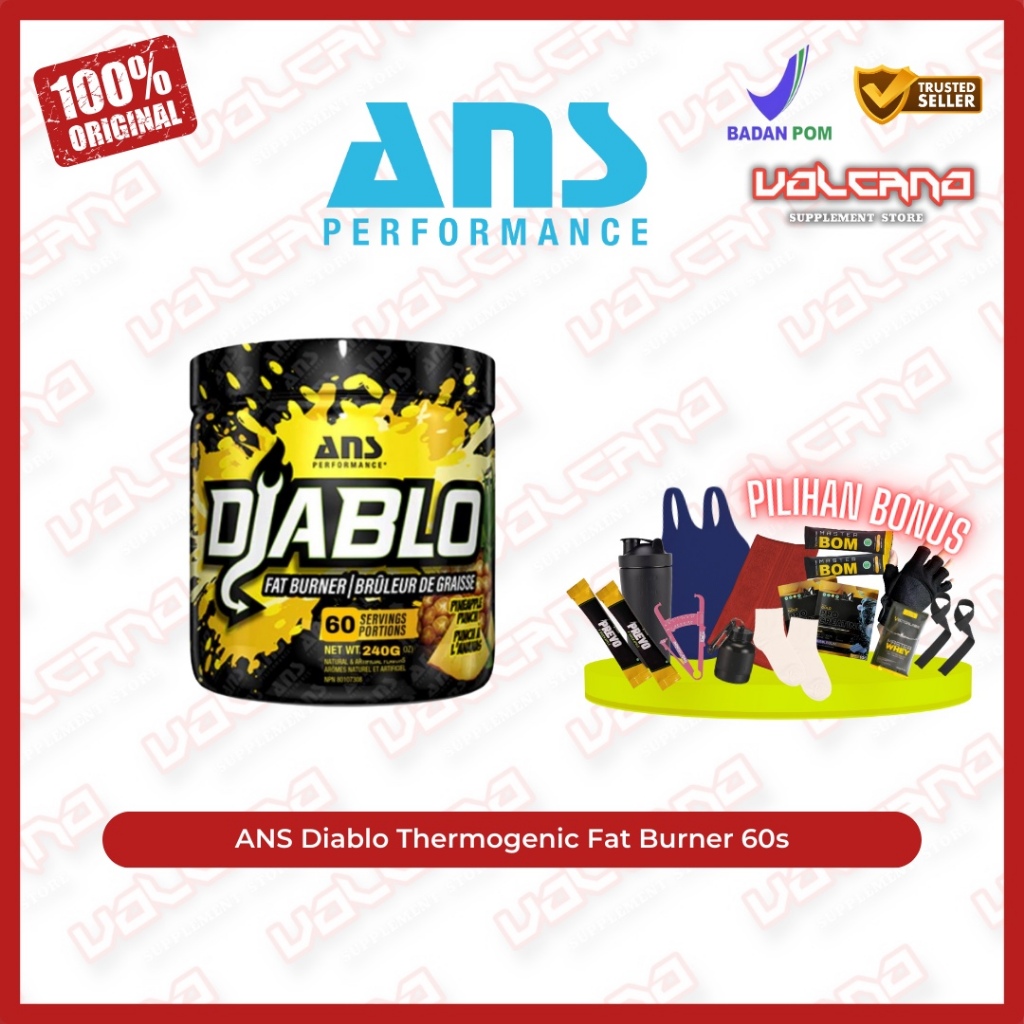 ANS Diablo 60 serving Thermogenic Fat Burner AM Performance