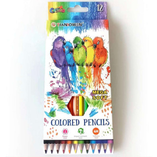 

Pensil Warna Panjang 12 Warna Sekolah Pastel Neon Soft Colour