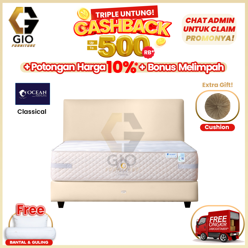 Kasur/Springbed Ocean Classical (Fullset)