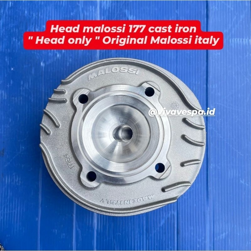 Head malossi 177 cast iron" Head only " Original Malossi italy