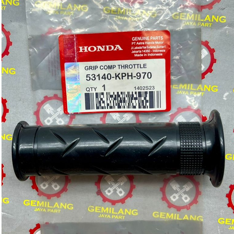 PROMO TERBARU Grip Handfat + Pipa Gas Honda Supra X 125 Karisma Kirana Original Honda