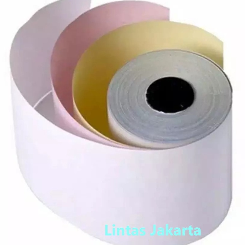 

8kSale Kertas Struk HVS Ukuran 75 mm x 65 mm 3 Ply 3 Rangkap Isi 1 roll H57