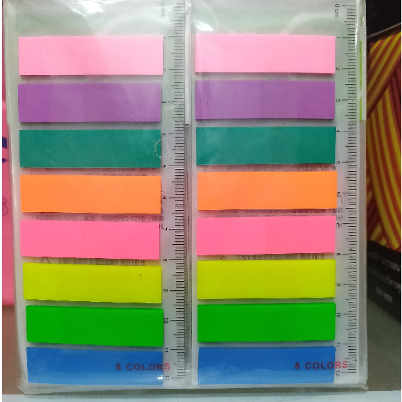 

FLEXI TAB NEON COLORS YINGZHONG Y659H-8N