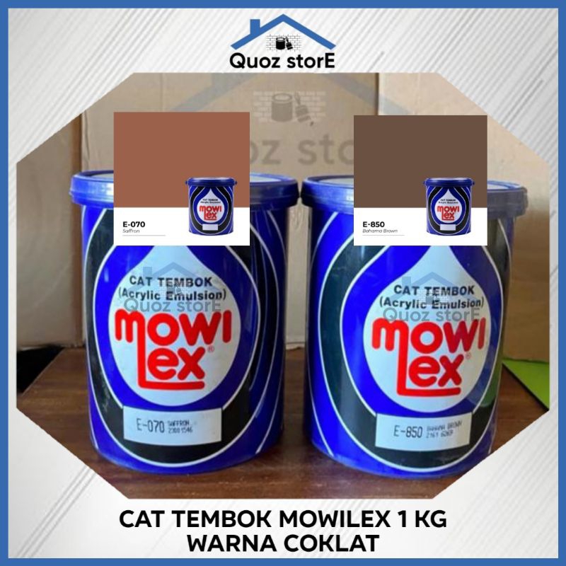 Cat Tembok Interior MOWILEX warna coklat 1kg