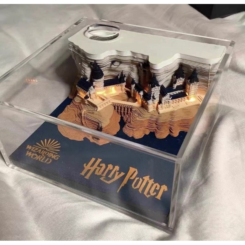 

Harry Potter sticky notes hand-torn paper calendar 3D || Harry Potter calendar stereoscopic