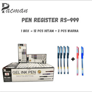 

1 Box 14 pcs Pulpen Gel Pacman RS 999 Promo 14 Pcs