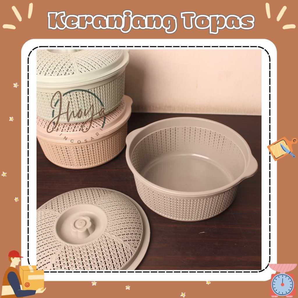 WAKUL ANYAMAN PLASTIK WAKUL NASI PLASTIK WAKUL HAJATAN KERANJANG TUTUP TOPAS WAKUL NASI DENGAN TUTUP