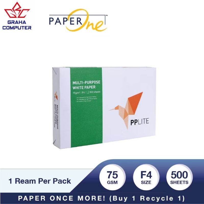 

Ay00! Kertas Fotocopy PP Lite F4 75gsm - 1 Ream (500 lembar)