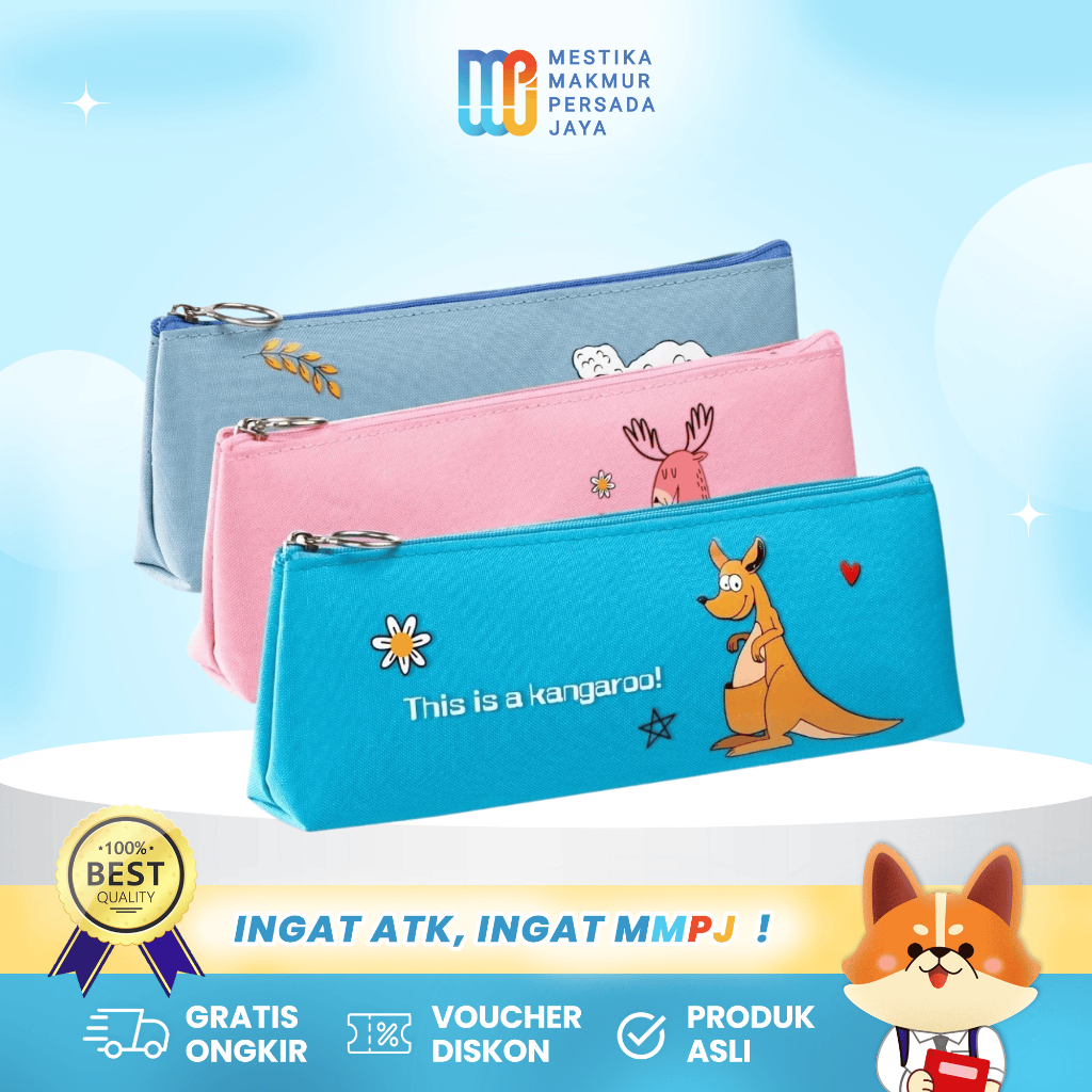 

Deli Tempat Pensil / Kotak Pensil Aesthetic Lucu – Kangaroo EH909​