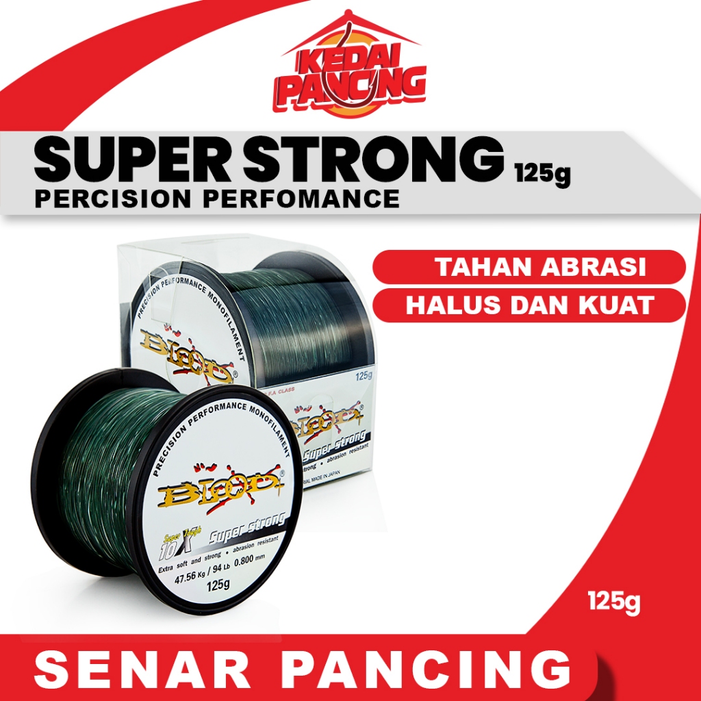 SENAR PANCING BLOOD SUPER STRONG 125 GR
