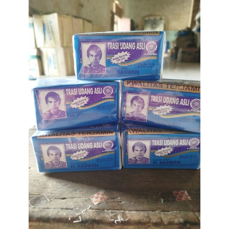 

Terasi Rebon Super H.Kaswan//Terasi Tuban//Terasi 250 gram