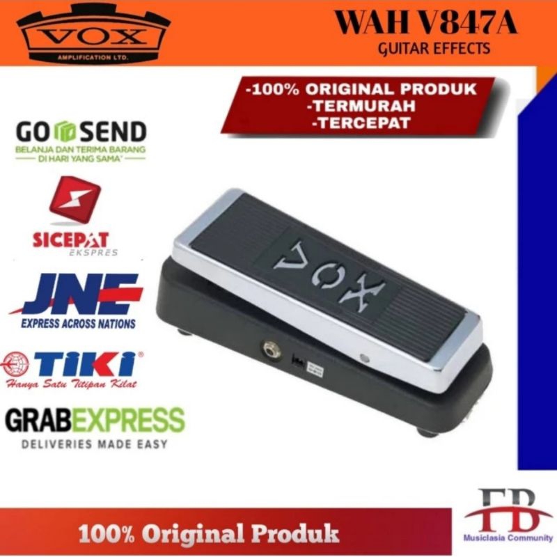Vox V847A WAH Pedal Efek Gitar / V 847 A