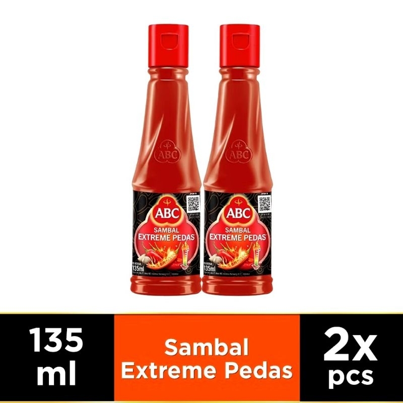 

Abc Sambal Extreme Pedas 135Ml (2Pcs)