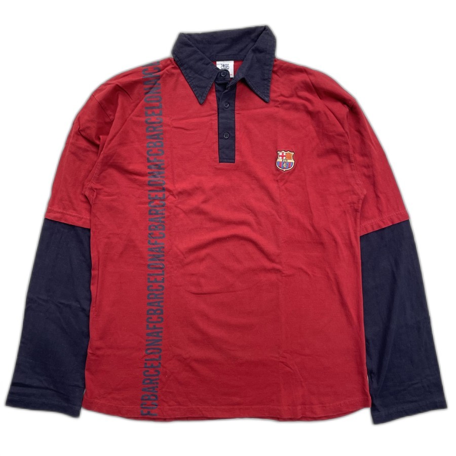 FCB Barcelona longsleeve rugby polo shirt official barca
