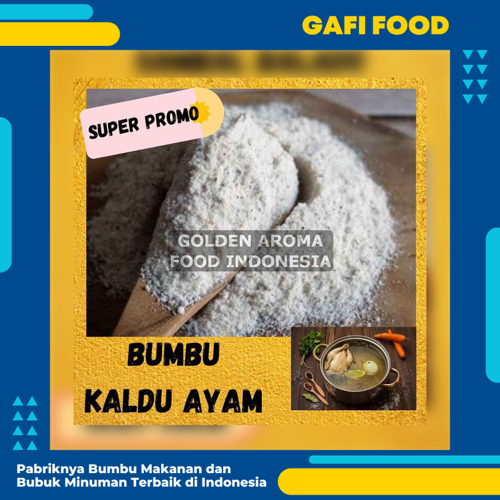 

BUMBU TABUR KALDU AYAM 1 KG FOOD GRADE 1Kg Bubuk Bumbu Cilor Papeda Mie Lidi Makaroni Basreng Tahu