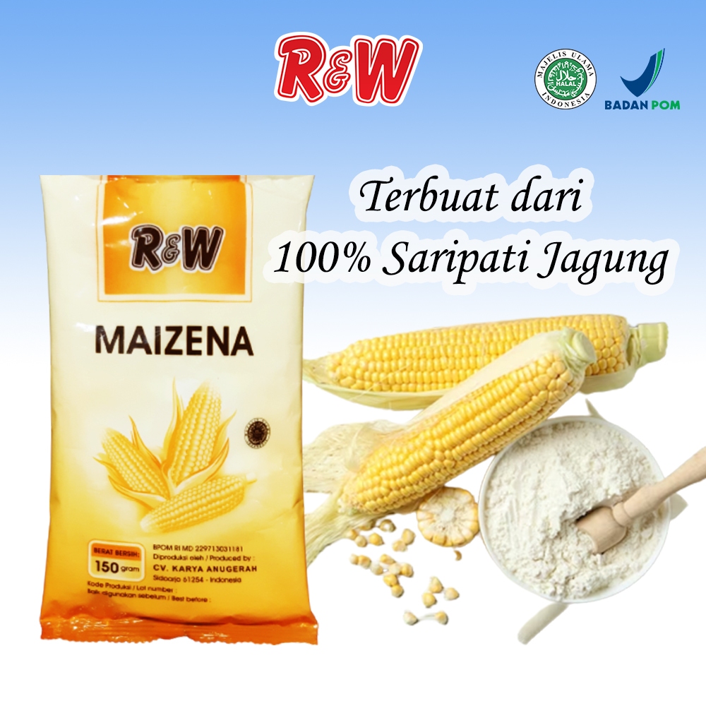 

Tepung Maizena Rajawali RW R&W Ukuran 150 GRAM Berkualitas Tinggi untuk Baking