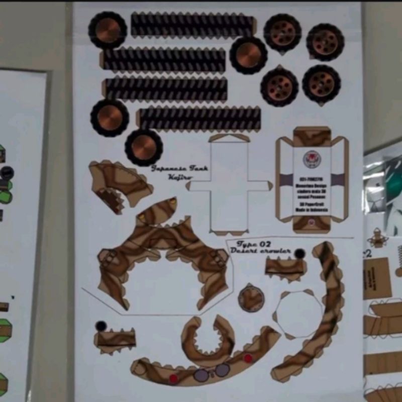 

Paper Craft 3D Tank Design for Kids 6 Designs