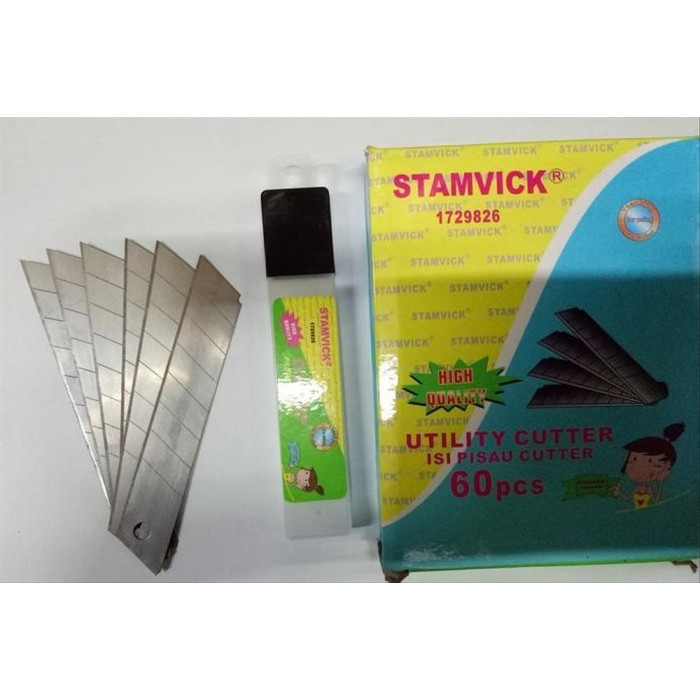

ISI CUTTER BESAR/Pisau Cutter Blade 18mm/Isi Cutter Besar Refill Kater/ Isi Cutter Besar Refill/Isi Cutter Besar Refill Kater L150 L-150 Pisau Cutter Blade BERKUALITAS TERMURAHHHHHH