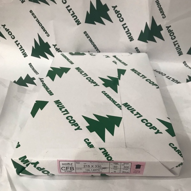 

z9 Terbatas Kertas NCR MIDDLE MERAH F4 E5