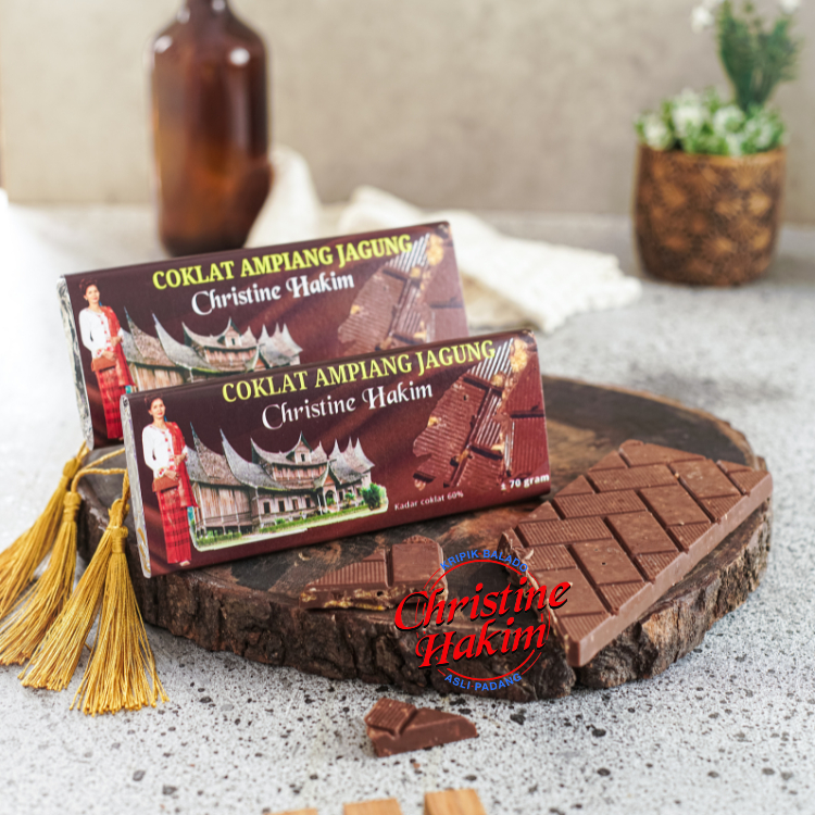 

Coklat Ampiang / Emping Jagung Christine Hakim [Ampiang]