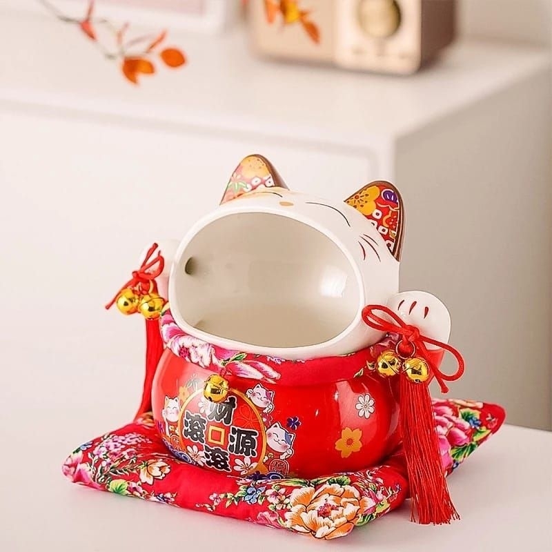 lucky cat keramik