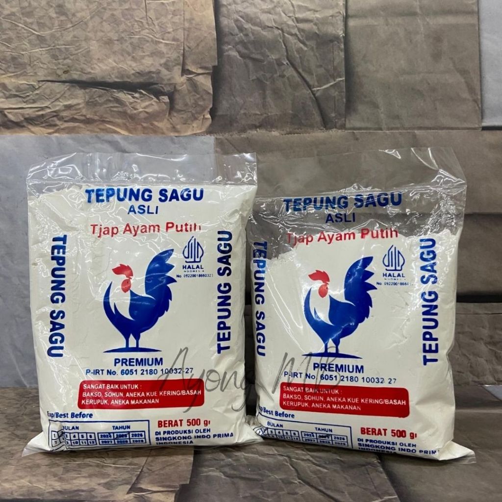 

TEPUNG SAGU CAP AYAM 500GR