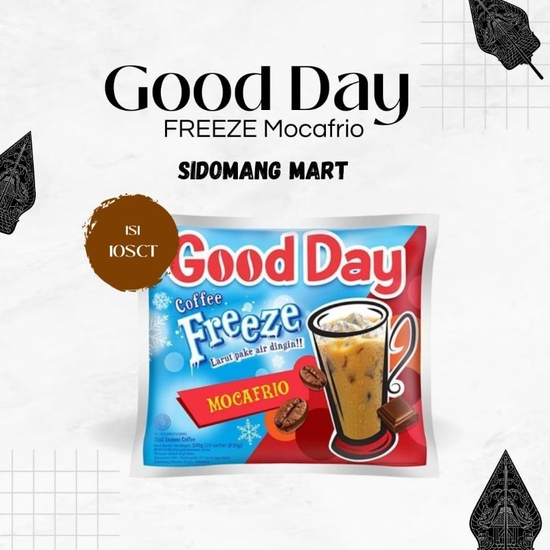 

Good Day Freeze Mocafrio Renceng isi 10 Sachet