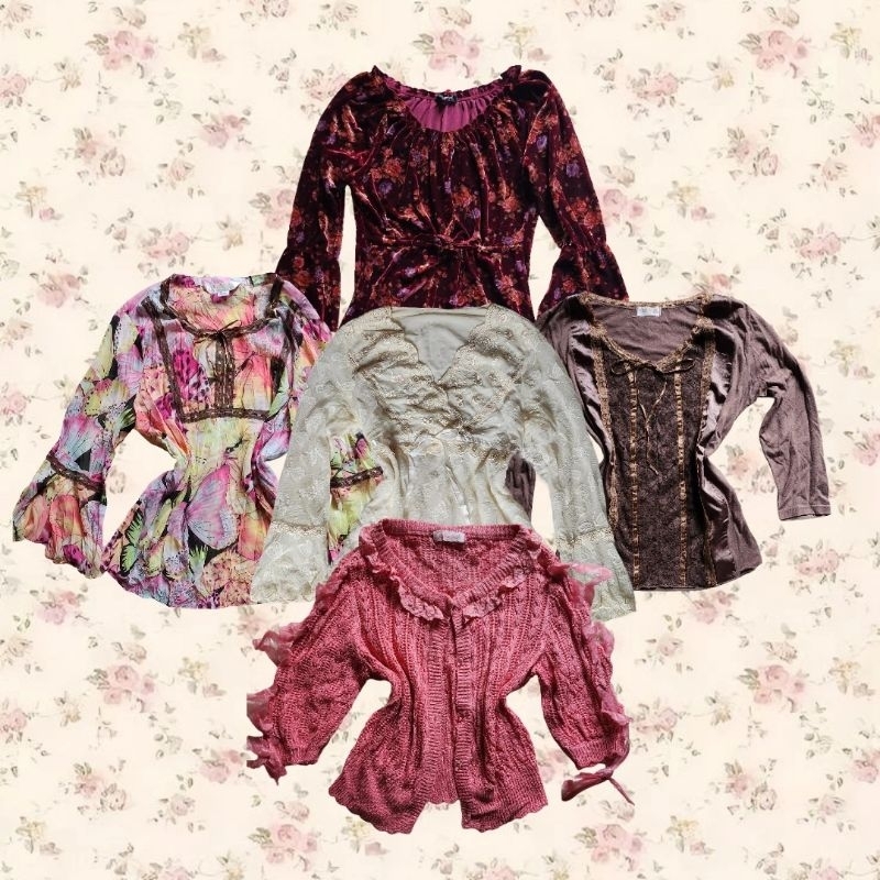 Blouse Grunge Y2K Fairycore