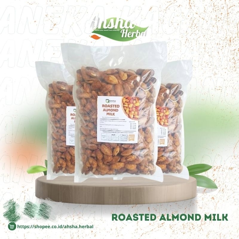 

Kacang Almond Cangkang Rasa Susu