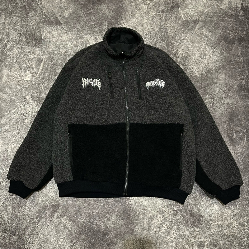 HECATE X MIRACLE -  SIDE FAUX SHERPA JACKET