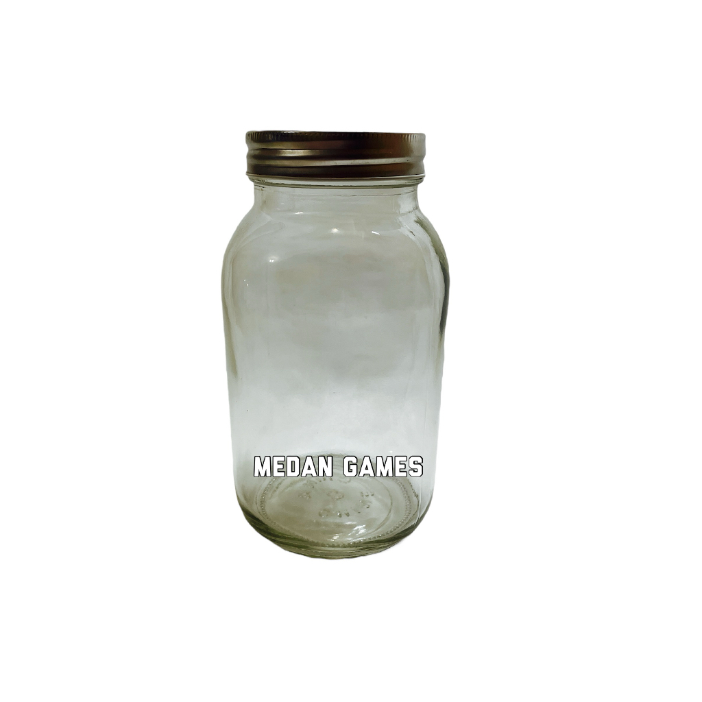 Glass Jar/ Toples Kaca/ Jar Kaca 1000ml + Bubble wrap