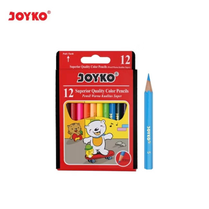 

pensil warna joyko 12 warna cp s-12