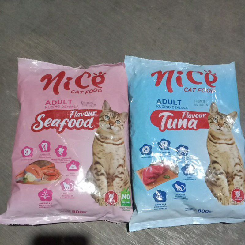 NICE KUCING/MAKANAN KUCING/MAKANAN KERING KUCING