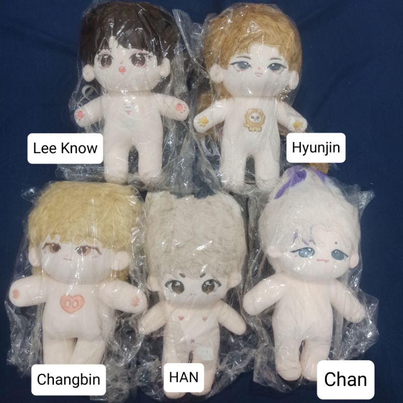Stray Kids Fanmade Doll Bang Chan Changbin HAN Lee Know Hyunjin