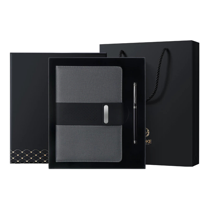 

BAOKE Set Hadiah Alat Tulis Butik Pena Gel Logam Notebook Abu-abu Mewah Stationery Gift Set T26