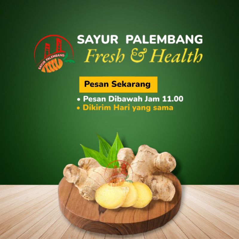 Jahe Segar 1KG - Sayur Palembang