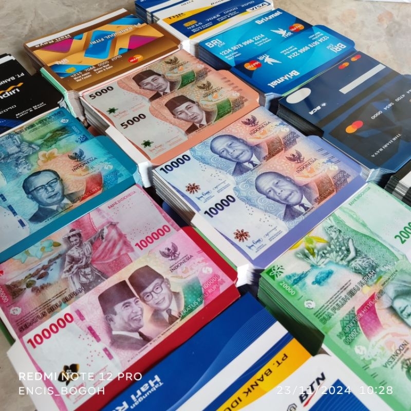 

1000 lembar Amplop lembaran UK JUMBO UANG & BANK
