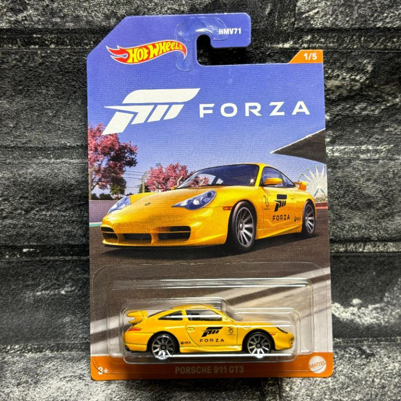 Hot Wheels Porsche 911 GT3 Kuning Forza Horizon Original SNI
