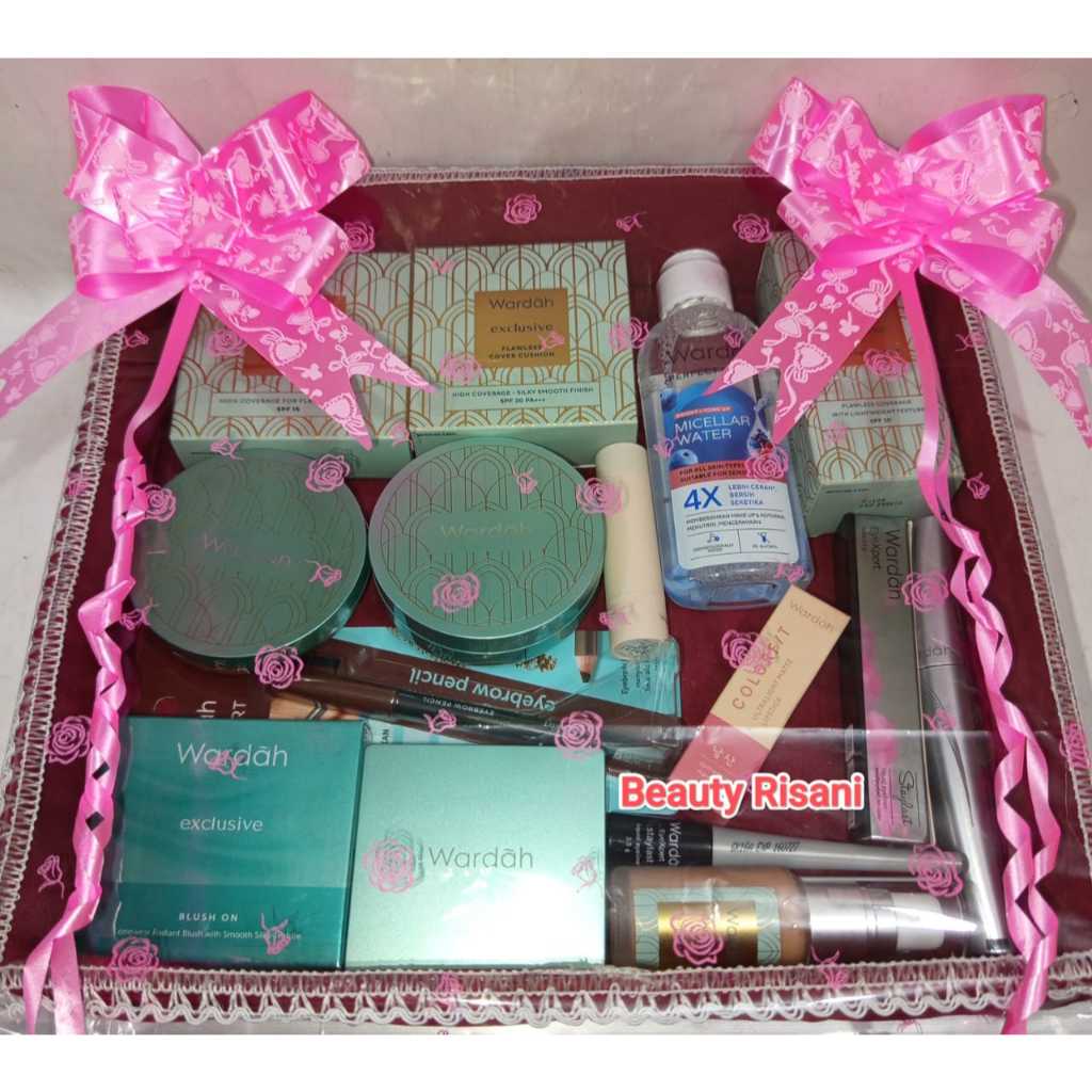 COD - Wardah Exclusive Series/Wardah Paket Seserahan/ Paket Hantaran/Wardah Paket Make Up Kosmetik H