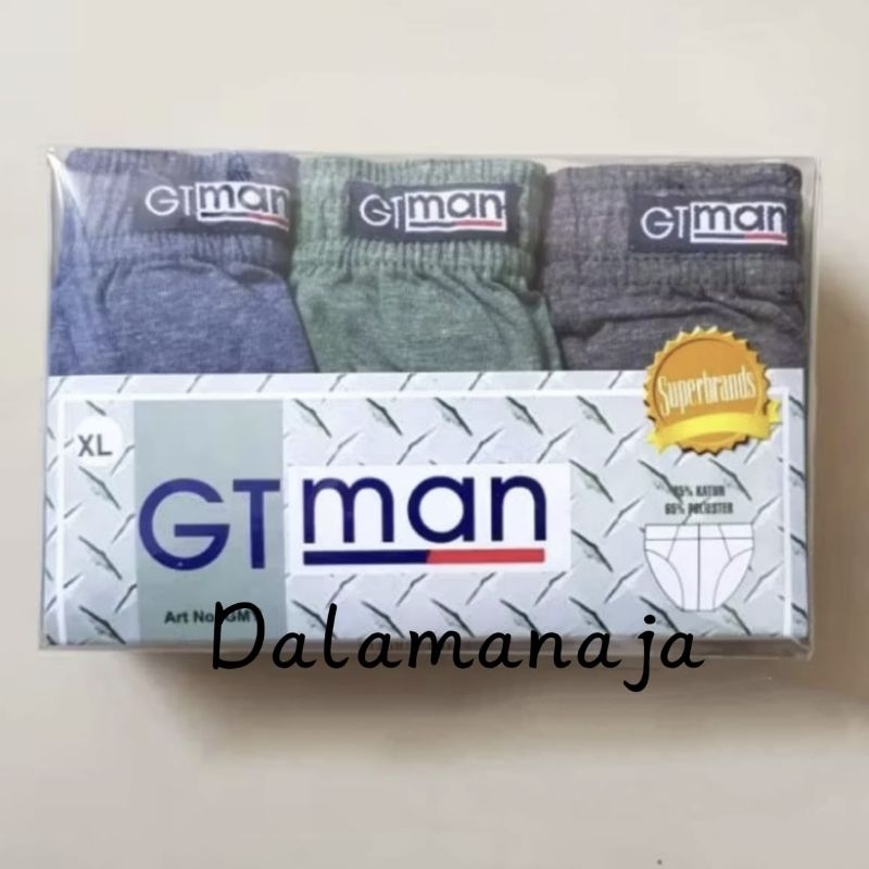 Gtman Celana Dalam Pria MURAH Gtman - GMY - isi 3pcs Original