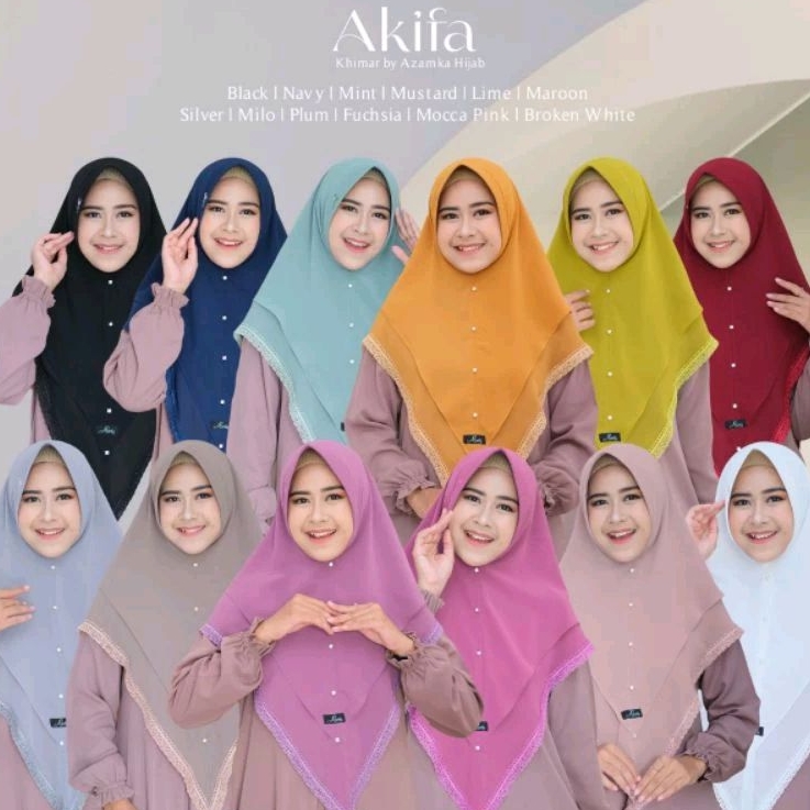 HIJAB INSTAN KHIMAR AKIFA | CERUTY BABYDOLL